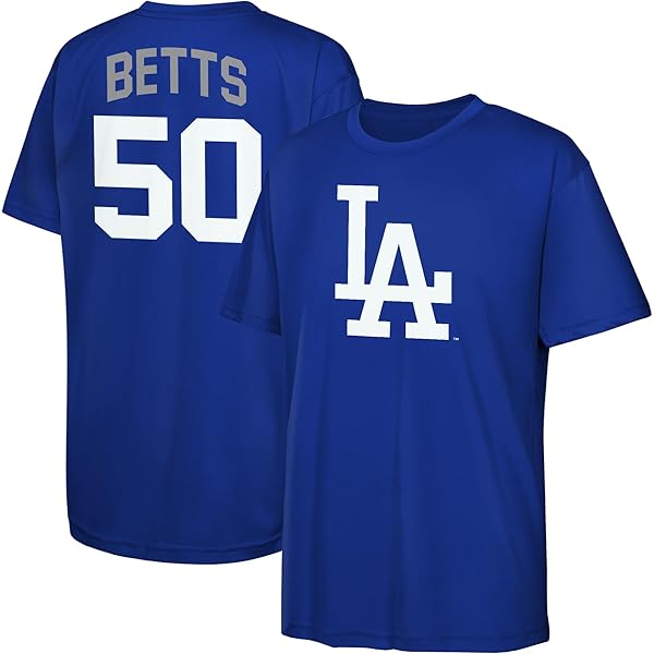 Amazon.com: Nike Mookie Betts #50 Los Angeles Dodgers Name Number